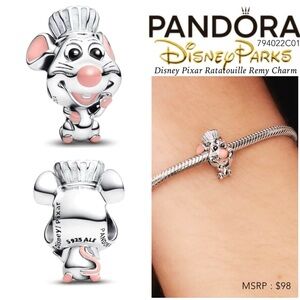 PANDORA Disney Pixar Ratatouille Remy Charm w/box